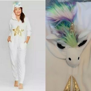 Womens Unicorn Union Suit Pajamas Halloween